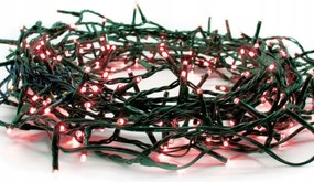 Aca Lighting 300 LED-es lánc (5 cm-es), piros, 220-240V 8 program, IP44,