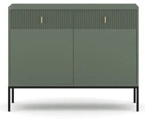 Komód SUE zöld/fekete