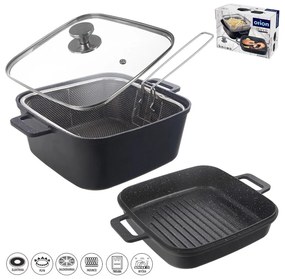 Alumínium sütőedény készlet 2 db-os 24,5x32,5 cm GRANDE – Orion