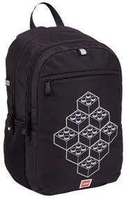 Hátizsák, dulpa rekeszes, LEGO Bricks, fekete-mintás (L202222511)