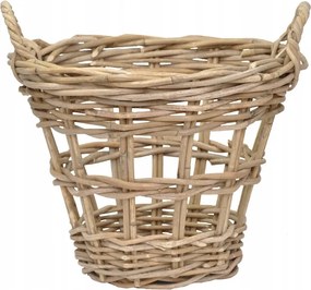 Fonott fonott kosár tároláshoz