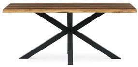 Étkezőasztal Öregtölgy/Fekete Színben. 180x90cm. HT-F4618 OLW