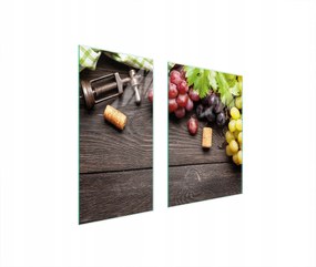 Üveg Védőlap Deszka 75x52 Gyümölcs Edzett Üveg