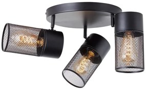 Brilliant - KAMOLO 3xE27/40W/230V fekete spotlámpa