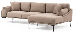 Leo bézs sarokkanapé, jobb oldali - Artie