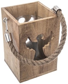 InDecor Angel függő mangófa gyertyatartó, 13,5 x 13,5 x 20 cm