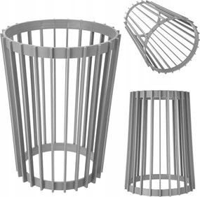 Virágágyás Álló Virágtartó Állvány Növények Loft Kétoldalas Szürke 53,5 cm