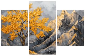 Kép – Arany fa a hegyekben (90x60 cm)