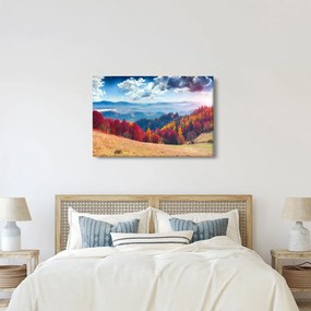 Egy kép egy színes őszi tájról (90x60 cm)