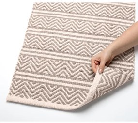 WENKO 24868100-SHAKI fürdőszobai szőnyeg 50x80 cm bézs/fehér