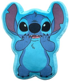 Disney Lilo és Stitch, A csillagkutya Alien 3D formapárna, díszpárna 30 cm Velúr