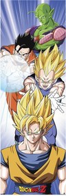 Plakát Dragon Ball - Saiyans, (53 x 158 cm)