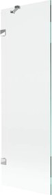 Mexen Lunar fürdőkád paraván egyajtós 60 x 150 cm, átlátszó, króm - 897-060-000-01-00