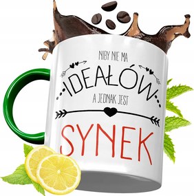 Zöld Bögre Fiúnak Születésnapi Ajándék fényképes nyomtatással