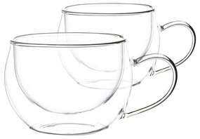 Thermo cappuccino pohár csésze, 2db, 280ml, HOTCOOL TYP 1