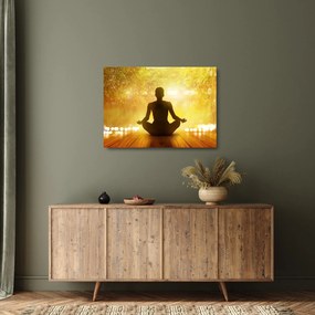 Kép - Meditáció (üvegen) (70x50 cm)