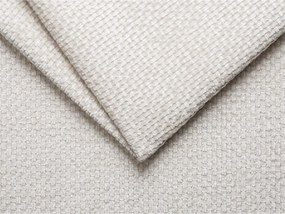 Krémszínű zsenília sarokkanapé (bal oldali-heverő résszel) Lupine – Micadoni