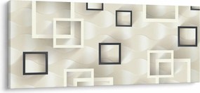 Geometriai absztrakt kép (120x50 cm)