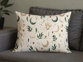 Mikroszálas párnahuzat BOHO MOON 70x90 cm, krém színű