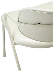 Krémszínű bőrutánzat fotel Zed – DAN-FORM Denmark