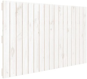 fehér tömör fenyőfa fali fejtámla 108 x 3 x 60 cm