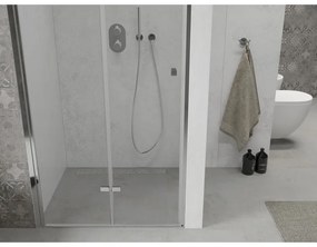Mexen Lima, összecsukható zuhanyajtó nyitáshoz 60 x 190 cm, 6 mm átlátszó üveg, króm profil, 856-060-000-01-00-D