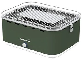 Barbecook BC-CHA-1018 Carlo asztali faszenes grill, zöld, 44x33x21cm