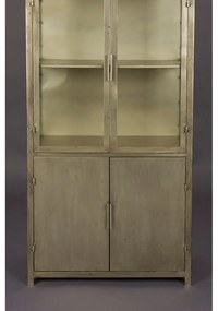 Szürke fém tálalószekrény 64x151x35 cm Monviso – Dutchbone