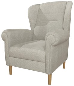 Bézs füles fotel Swan – Ropez