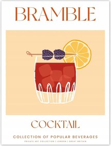 Poszterek 30x40 Ital Bramble Alkoholos koktél