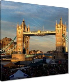 Vászonkép 60x60 Nyugat Uk Gb Tower Bridge