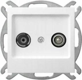 Antenna aljzat Rtv aljzat végzáró fehér GPA-GK/m/00 As Ospel