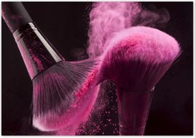 Poszterek 100x70 Ecsetek rózsaszín púderrel