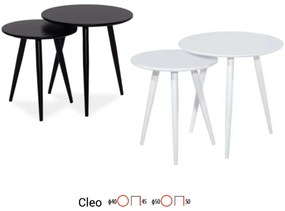 Cleo Dohányzóasztal Szett Fekete