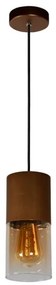 Lucide 74410/01/62 - Csillár zsinóron ZINO 1xE27/60W/230V barna