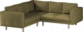 Dekoria Norsborg 4 személyes sarokkanapé huzat Ikea zöld
