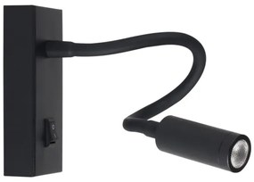 Kanlux 32522 - TONIL LED flexibilis lámpa 2,7W/230V fekete