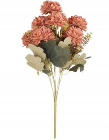 Csokor 9 Krizantém 38CM Lazac Művirág Kiegészítő Kompozíció
