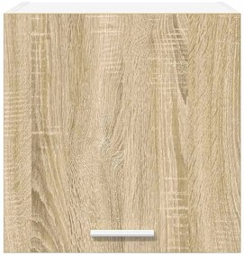 Függő szekrény Riga 2 pcs Sonoma tölgy és fehér 40 x 31 x 40 cm