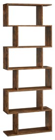 Könyvespolc / tároló polc - Vasagle Loft - 70 x 190 cm