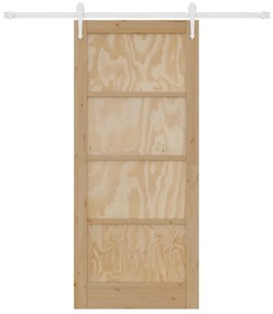 Csúszó ajtó Egyéb ORKDAL Természetes és fehér 86 x 198.5 cm