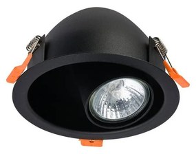 Nowodvorski DOT beépíthető lámpa, fekete, GU10 foglalattal, 1x10W, TL-8826