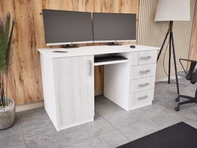 Veritas íróasztal (Fehér-Hófehér kőris) modern