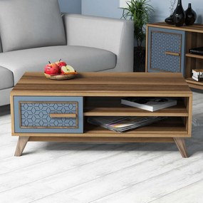 Ayla - Walnut, Blue