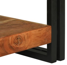 Dohányzóasztal 120x50x38 cm Tömör akácfából