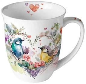 Loving birds porcelánbögre 0,4l