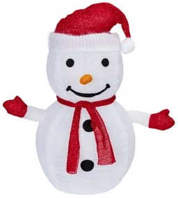 Aigostar - karácsonyi kültéri LED dekoráció 50xLED/3xAA 0,7m IP44 hóember