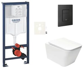 Fali WC szett SAT Infinitio előtétfalas szereléshez SIKOGRSIN12EKF0