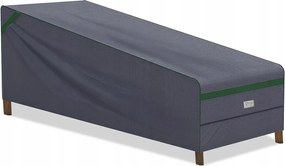 Napozóágy Huzat Kerti Napozóágy Szürke 20 x 75 x 70 CM Prémium