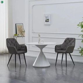 Design fotel, sötétszürke Velvet szövet, VERIO NEW